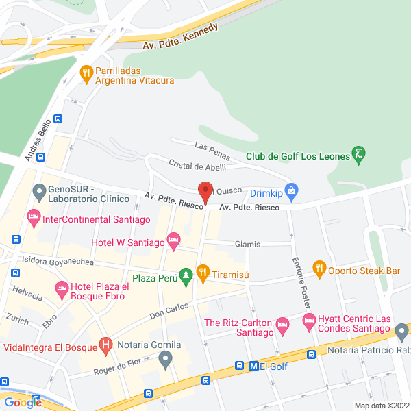 Map of Glove Travel Spa