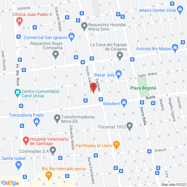 Map of GM Construcciones