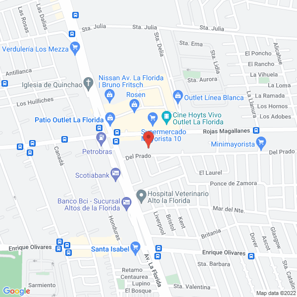 Map of Gasfiteria Julio Segura