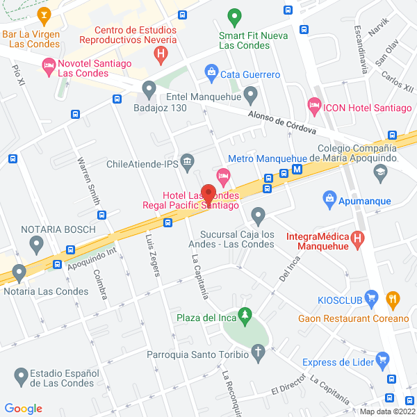 Map of Gonzalo Blas Cuevas Davila EIRL