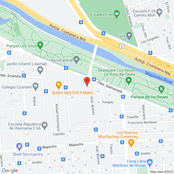 Map of Gerardo Flores Bravo