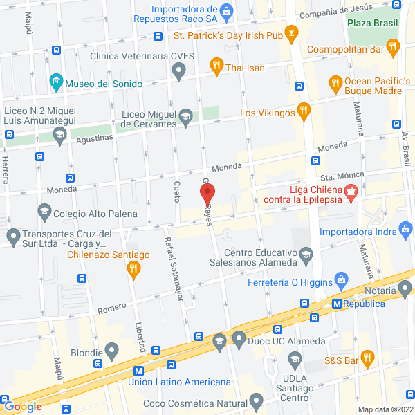 Map of Hydropartes Ltda