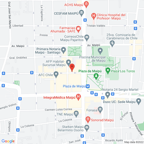 Map of Hogar del Enfermo Comercial Skillman