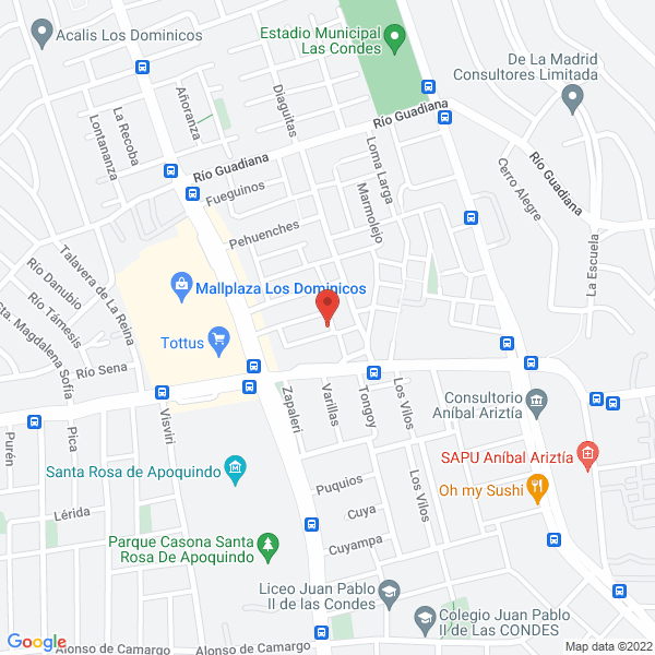 Map of Hojalatería Padre Hurtado