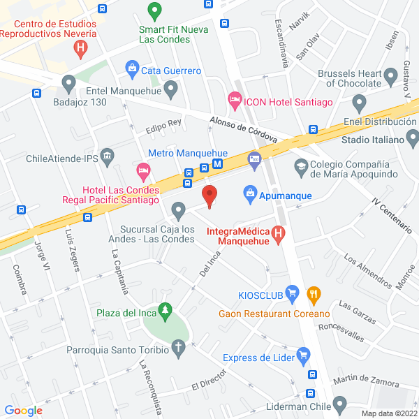 Map of Homeopatía Patio Azul