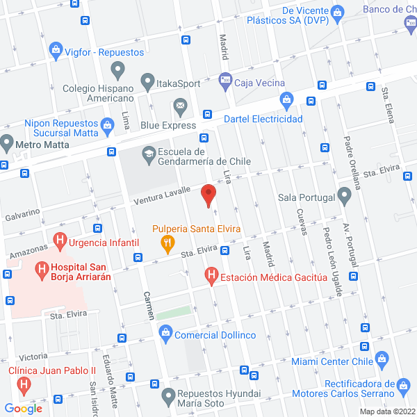 Map of Hernández Calibraciones