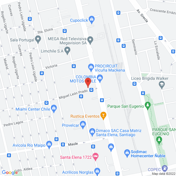 Map of Hidrotec