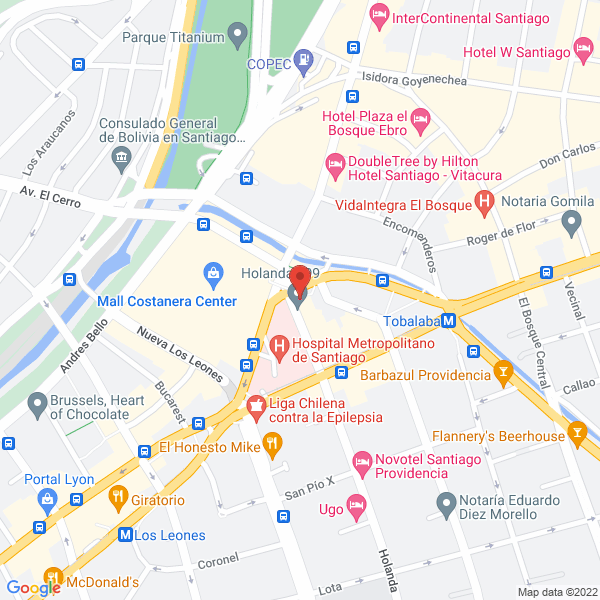 Map of HC Ortodoncia