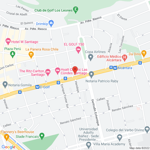 Map of HyS Chile SPA