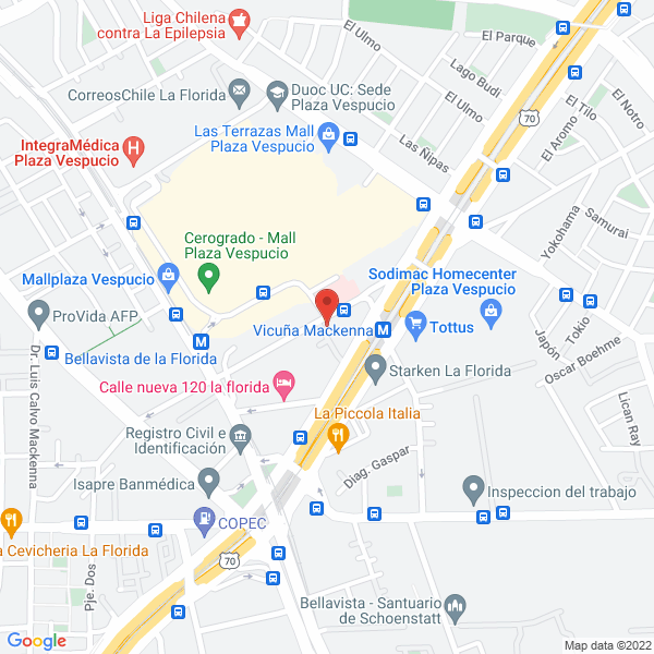 Map of Hogar y Seguridad