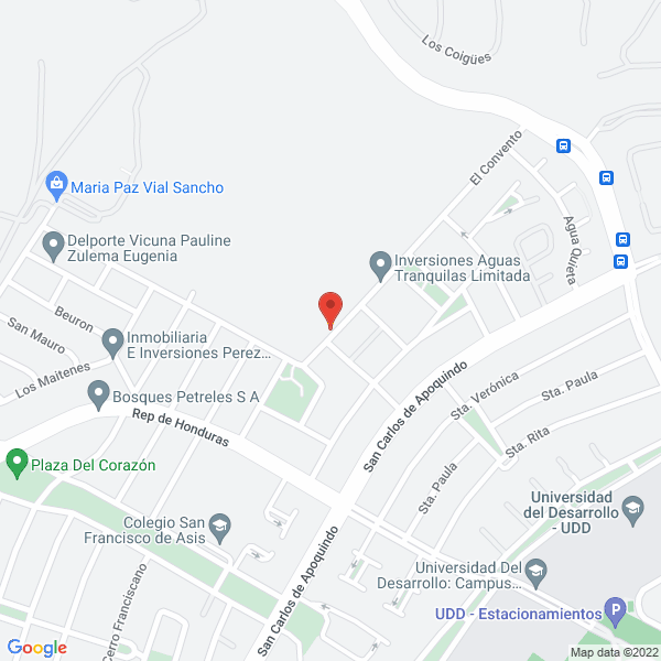 Map of Habitar Urbano Propiedades