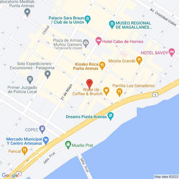 Map of Haka Honu Magallanes