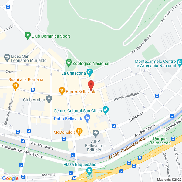 Map of Hamsa Propiedades Ltda