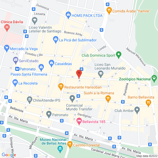 Map of Huilcanina Y Compania Limitada