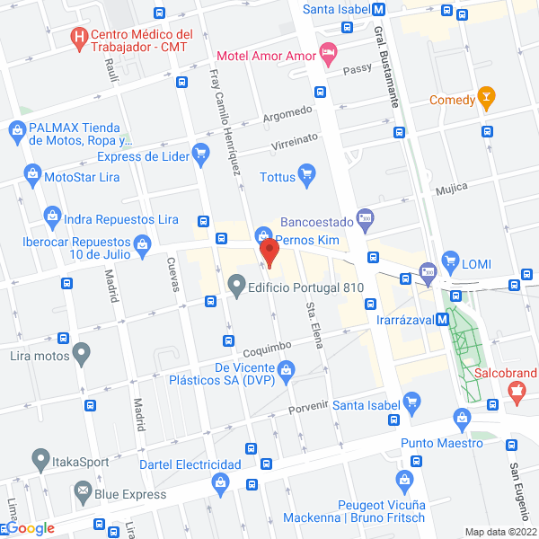 Map of Cubiertas Metálicas Brothmen