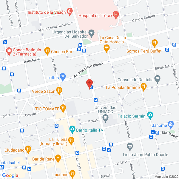 Map of Instituto de la Ceguera