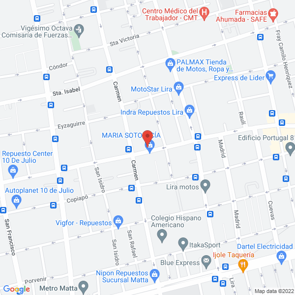 Map of Interparts