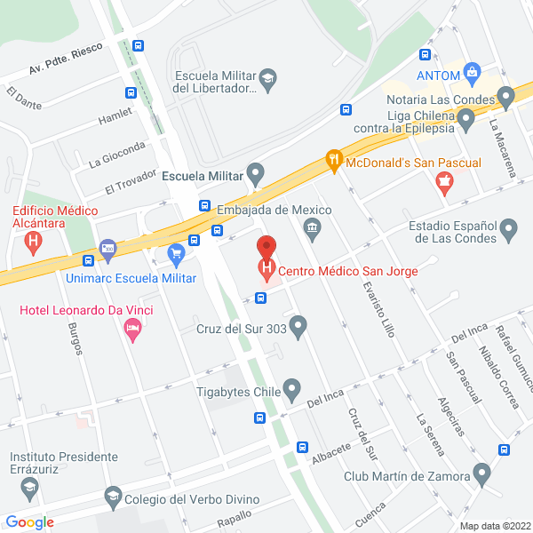 Map of Inversiones Bonanova Ltda.