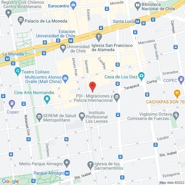 Map of ITC S. A.