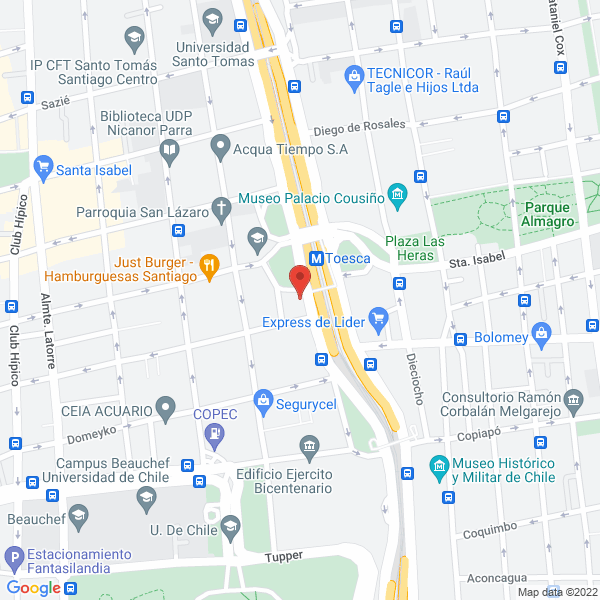 Map of Instituto Profesional Gamma Galdames