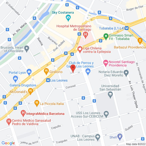 Map of Inveracex S.A.