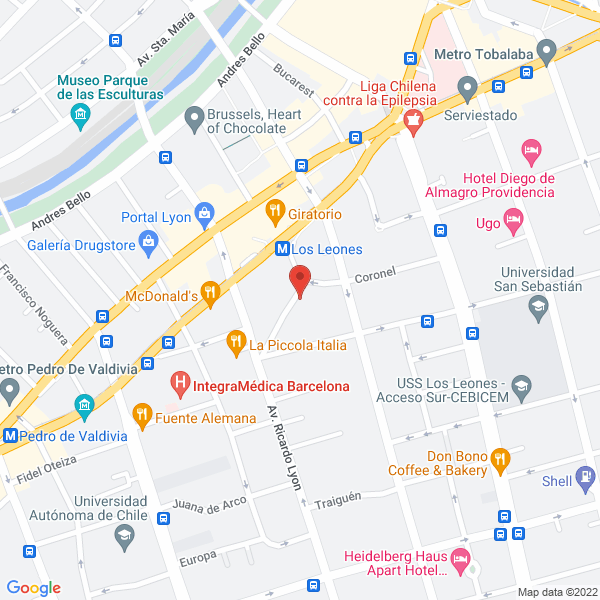Map of Independencia S.A. A.F.I.