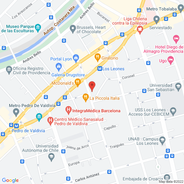 Map of Iata Chile