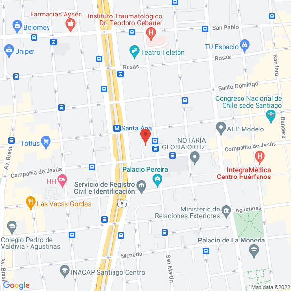 Map of Interfast