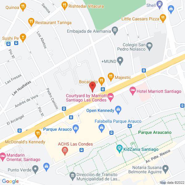 Map of Inversiones Quitalmahue S.A.