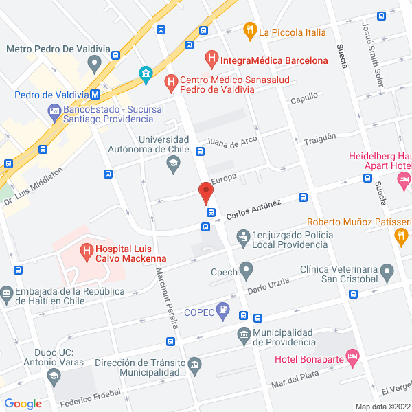 Map of Instituto de Capacitación y Técnicas Empresariales Ltda.