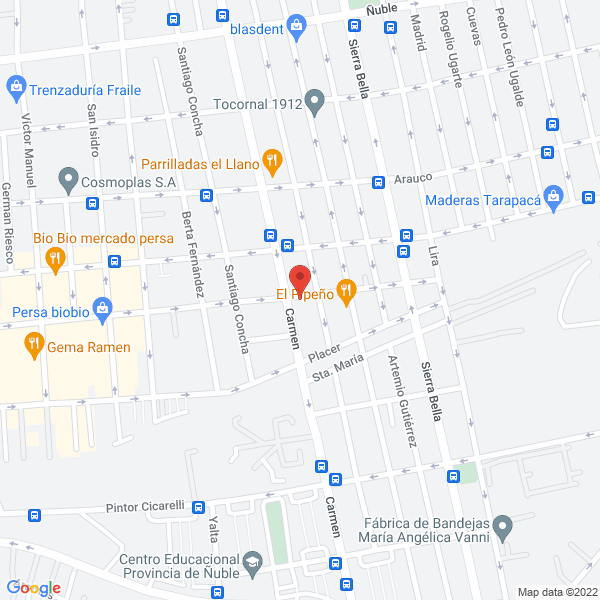Map of Importadora Blanco