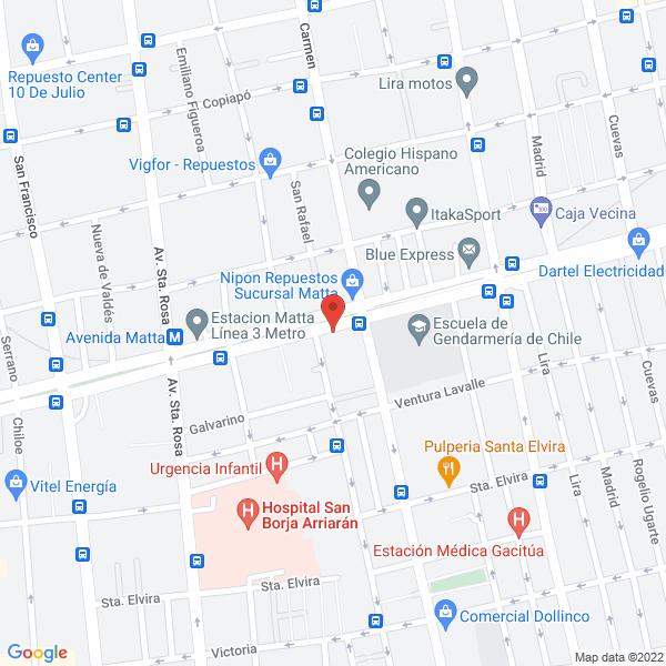Map of Instalaciones y Mantenimientos Telefonía Electricidad y Comunicaciones Telcos