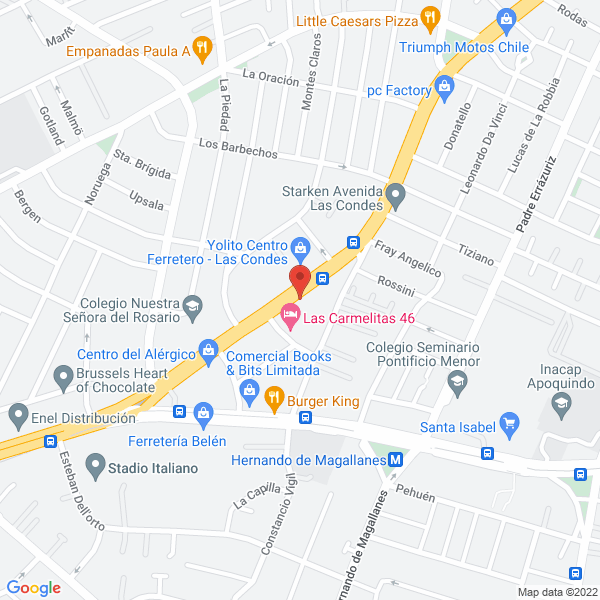 Map of Inversiones Profinca S.A.