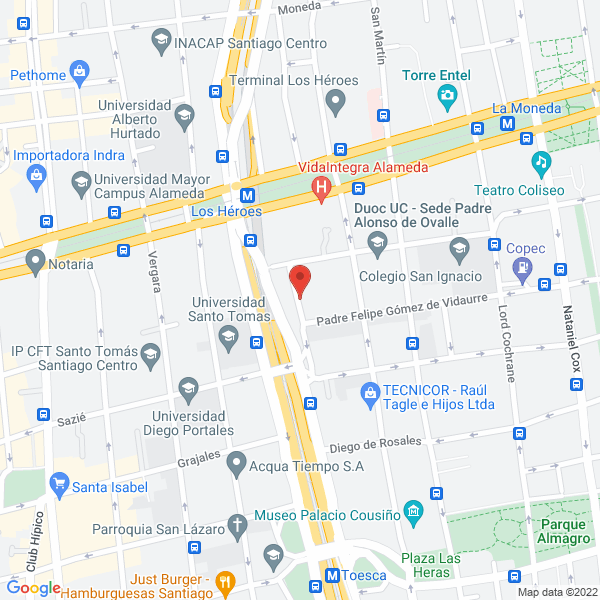 Map of Instituto Chileno Chino de Cultura