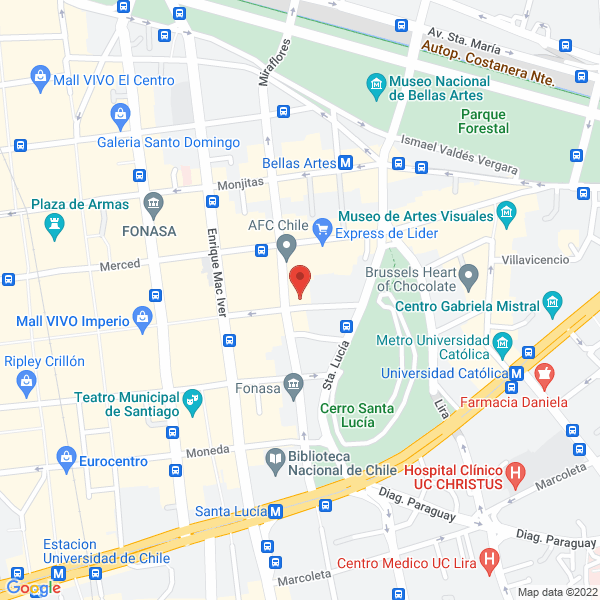 Map of Inmobiliaria Miraflores S.A.