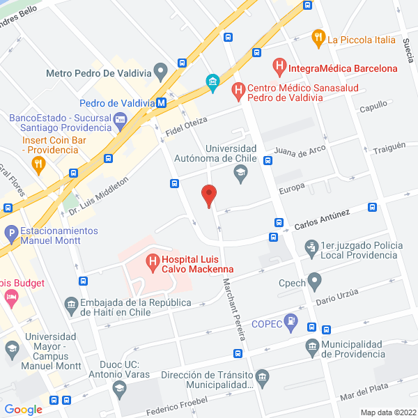 Map of Iecsa. Chile S.A.