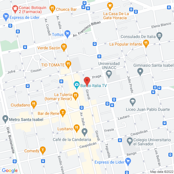 Map of Importadora y Exportadora Fino Oriente Ltda.