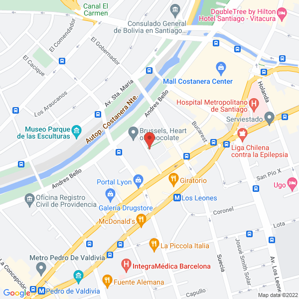 Map of Infidelidades.cl
