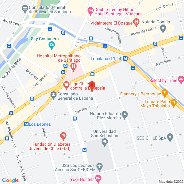 Map of Integra Proyectos