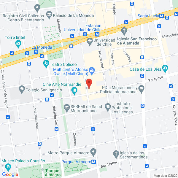 Map of Insumos Luis Barrios Yamal