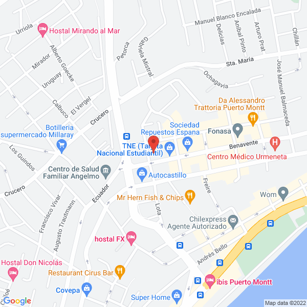 Map of Instituto Anglo Hispano