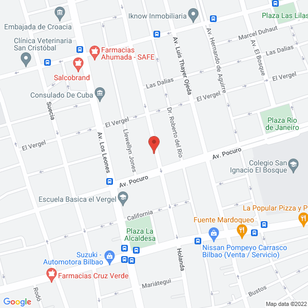 Map of Ica Capacitación