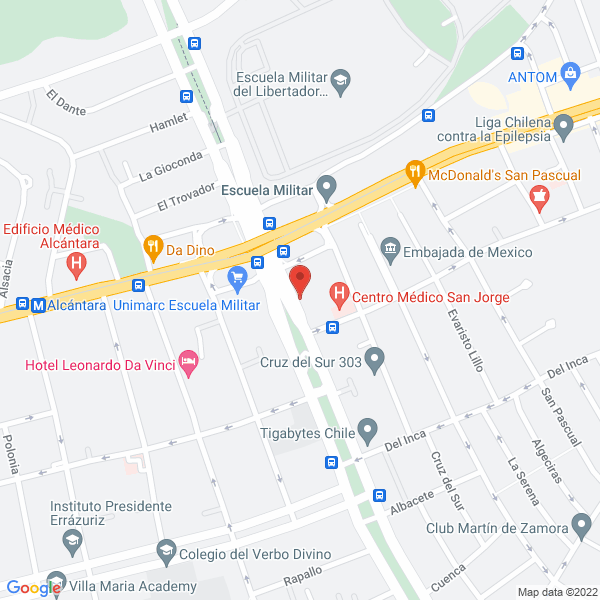 Map of Inversiones Recoleta Ltda.