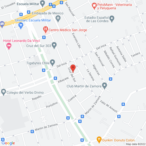 Map of Instituto Para El Desarrollo De La Vida En Comunidad Limitada