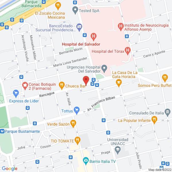 Map of Instalaciones De Energía y Control Limitada