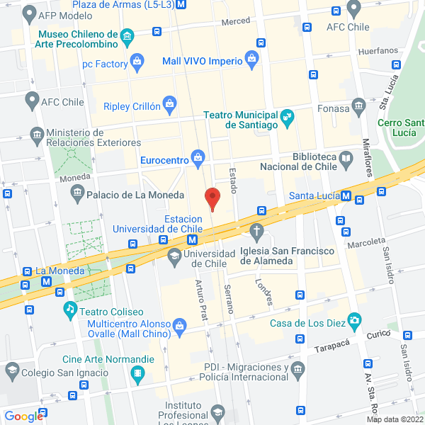 Map of Innovaup Computación