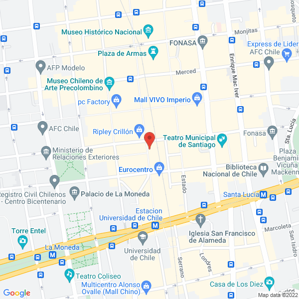 Map of Ingesof Consultores S.A.