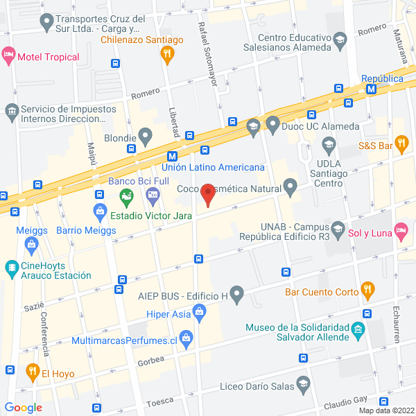 Map of Importadora Buenisimo Ltda