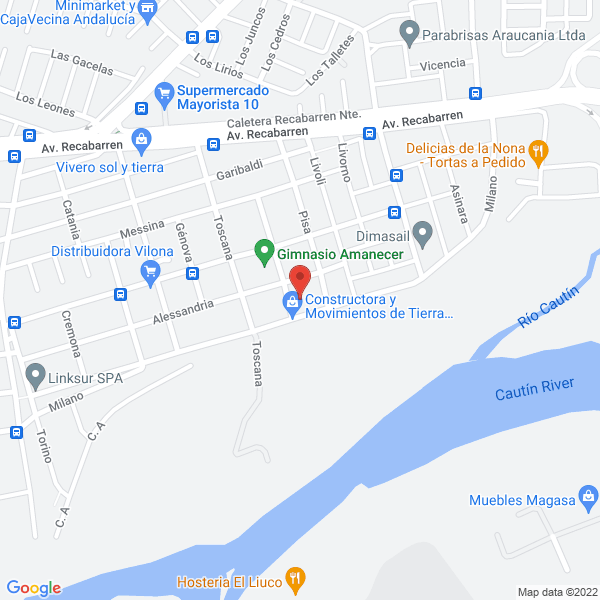 Map of Ingeniería Donguil Ltda.