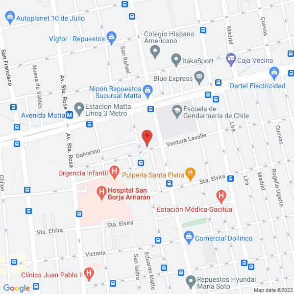 Map of Instalación de Alarmas y Radios Sergio Hernández